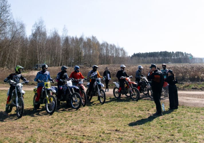 trening na motocyklach