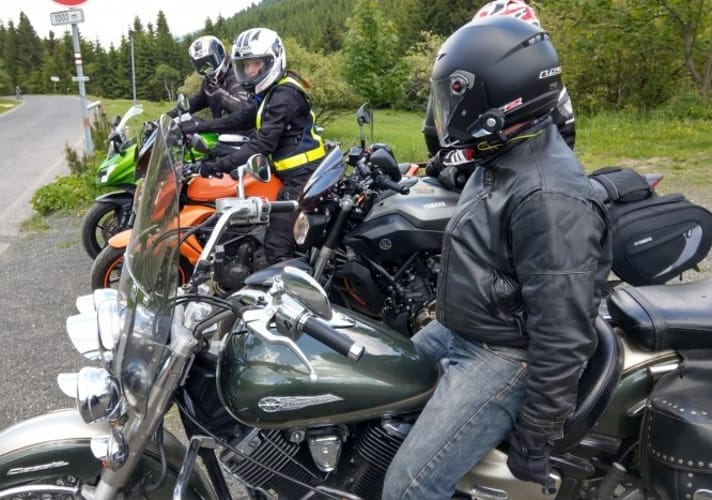 Chopper naked oraz dwa ścigacze