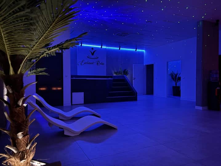 Owietlone klimatycznie wntrze SPA Exclusive Relax
