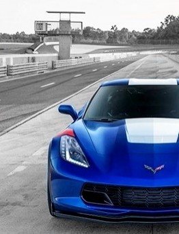 Jazda Chevroletem Corvette jako pasażer