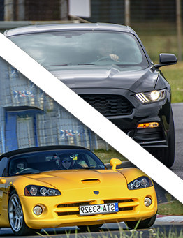 Jazda Ford Mustang lub Dodge Challenger