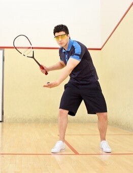 Indywidualny trening squasha