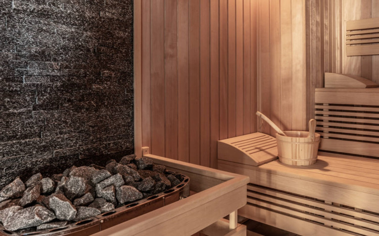 drewniana sauna fińska