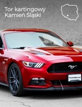 Jazda Fordem Mustangiem jako pasażer – Tor kartingowy Kamień Śląski
