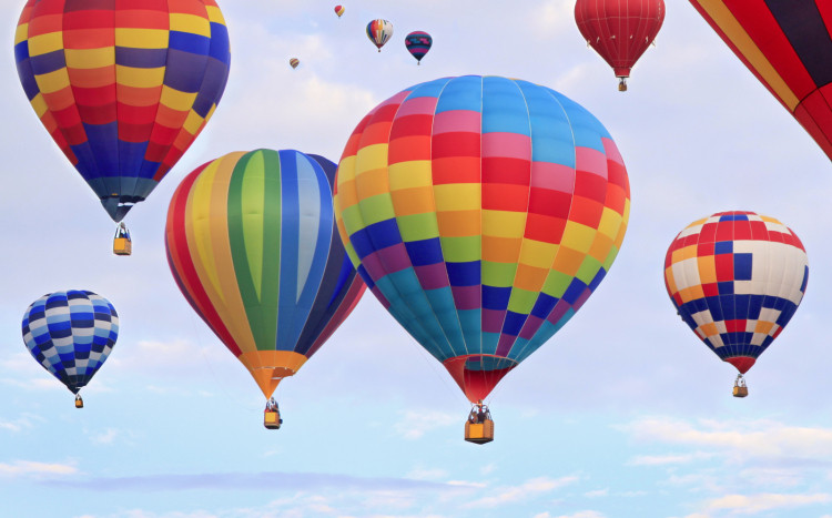 lot balonem na ogrzewane powietrze