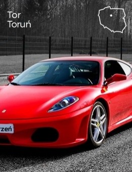 Jazda za kierownicą Ferrari F430 – Tor Toruń
 Liczba okrążeń-1 okrążenie
