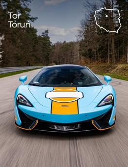 Jazda McLaren 570GT dla dziecka jako pasażer – Tor Toruń
