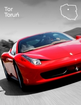 Jazda Ferrari 458 Italia jako pasażer – Tor Toruń