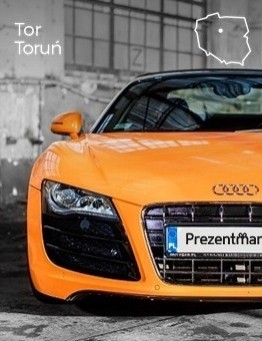 Jazda za kierownicą Audi R8 V10 – Tor Toruń
 Liczba okrążeń-1 okrążenie