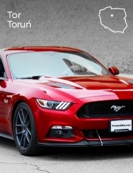Jazda za kierownicą Forda Mustanga – Tor Toruń
 Liczba okrążeń-1 okrążenie