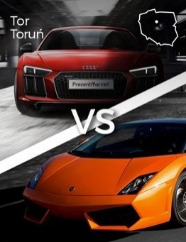 Jazda Lamborghini Gallardo vs Audi R8 – Tor Toruń