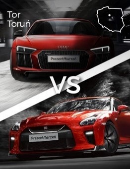Jazda Audi R8 vs Nissan GT-R – Tor Toruń
