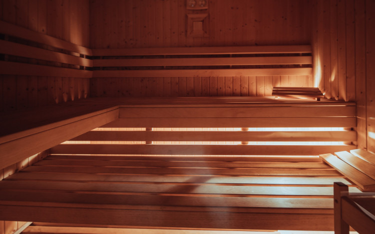 Sauna w strefie wellness