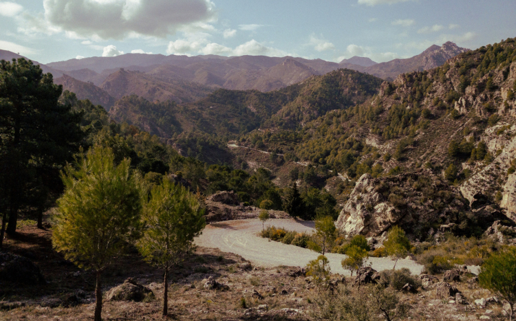 Krajobraz górski Andaluzji