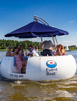 Rejs łodzią eventboat dla przyjaciół lub rodziny – Serock