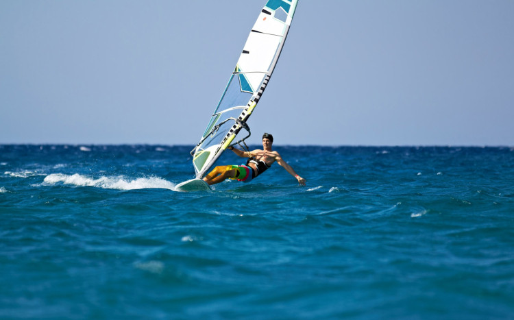 nauka windsurfingu
