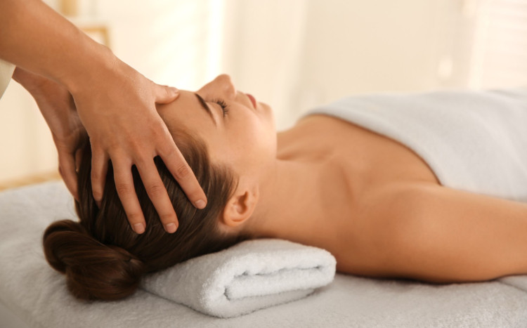 relaks podczas masażu