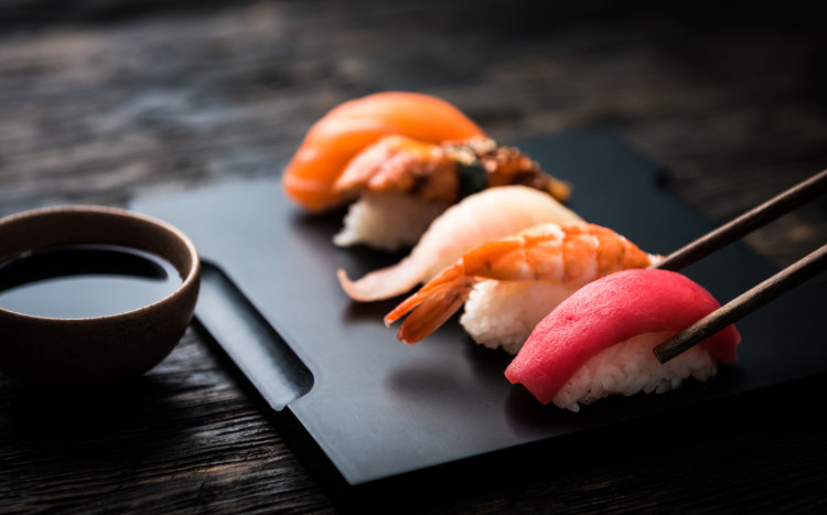 przygotowane sushi