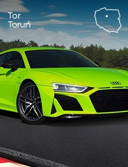 Jazda za kierownicą Audi R8 V10 Plus – Tor Toruń