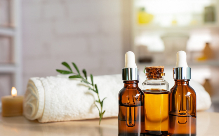 Olejki aromaterapeutyczne służące do masażu ciała