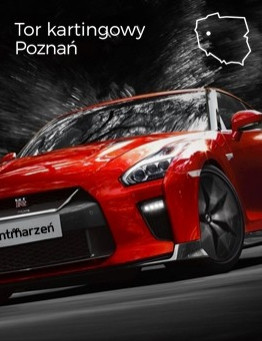Jazda za kierownicą Nissana GT-R – Tor kartingowy Poznań
 Liczba okrążeń-1 okrążenie