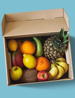 Voucher na owocowy box egzotyczny Crazy Box