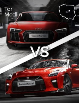 Jazda Nissan GT-R vs Audi R8 V10 – Tor Modlin