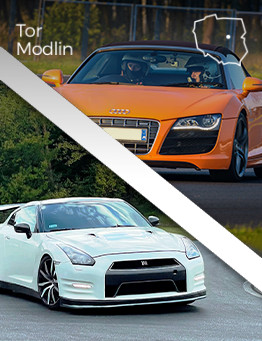 Jazda Audi R8 V10 lub Nissan GT-R – Tor Modlin