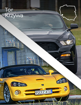 Jazda Ford Mustang lub Dodge Challenger – Tor Krzywa