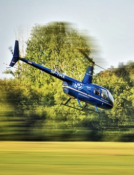 Lot widokowy helikopterem dla 3 osób – Płock