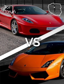 Jazda Ferrari F430 vs Lamborghini Gallardo – Tor Toruń