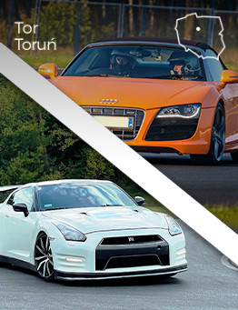 Jazda Audi R8 V10 lub Nissan GT-R – Tor Toruń
