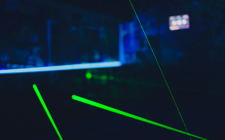 Paintball laserowy - pomieszczenie