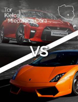 Jazda Lamborghini Gallardo vs Nissan GT-R – Tor Kielce