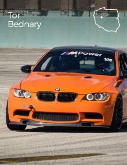 Jazda za kierownicą BMW E92 M3 – Tor Bednary