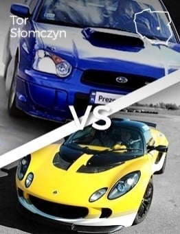 Jazda Lotus vs Subaru – Tor Słomczyn