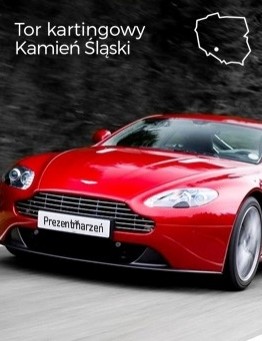 Jazda Aston Martinem Vantage jako pasażer – Tor kartingowy Kamień Śląski