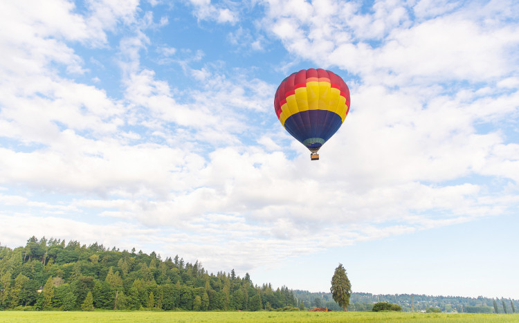 balon nad polaną