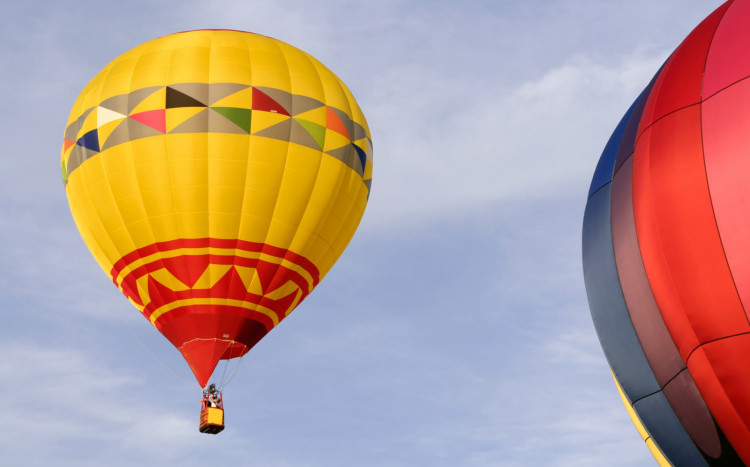 balon w locie