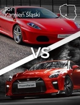 Jazda Ferrari F430 vs Nissan GT-R – Tor Silesia Ring