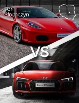 Jazda Ferrari F430 vs Audi R8 – Tor Słomczyn