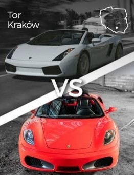 Jazda Lamborghini Gallardo Cabrio vs Ferrari F430 Cabrio – Tor Kraków
