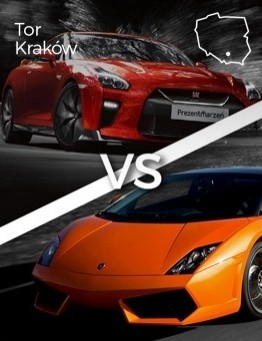 Jazda Lamborghini Gallardo vs Nissan GT-R – Tor Kraków