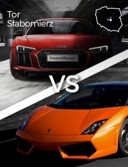 Jazda Lamborghini Gallardo vs Audi R8 – Tor Słabomierz