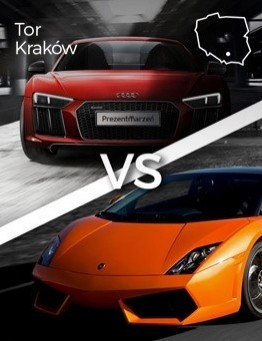 Jazda Lamborghini Gallardo vs Audi R8 – Tor Kraków