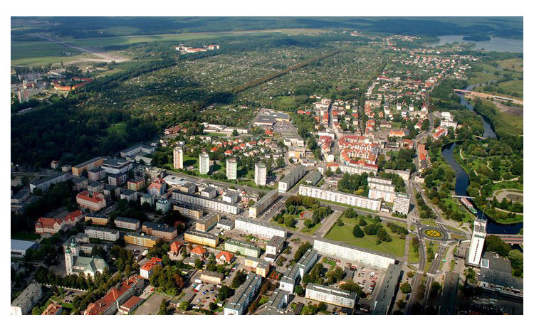 Piła widziana z góry