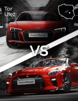 Jazda Audi R8 vs Nissan GT-R – Tor Ułęż