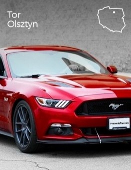 Jazda Fordem Mustangiem jako pasażer – Tor Olsztyn