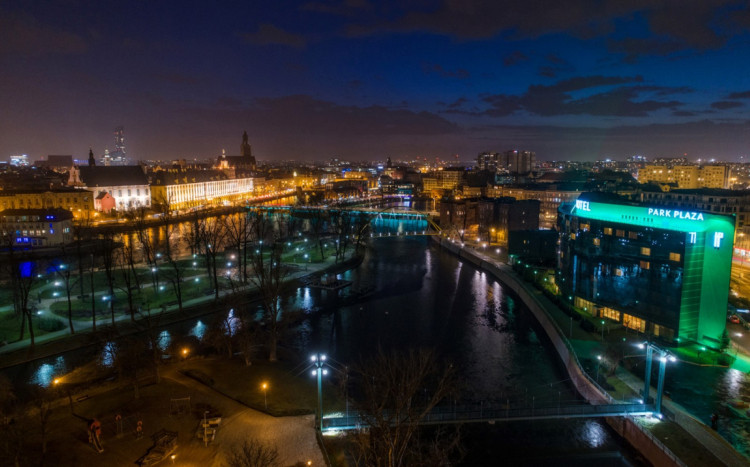 Panorama miasta Wrocław