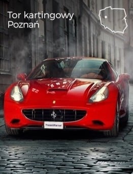 Jazda Ferrari California jako pasażer – Tor kartingowy Poznań